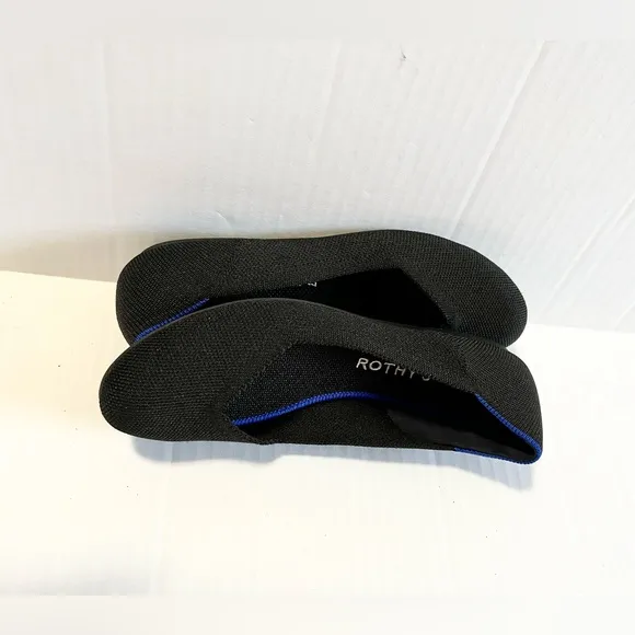 Rothy’s NWOT Round Toe Flats size 6 Black