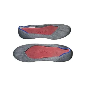 Rothy’s Pebble Grey Slip On Round Toe Flat Shoes Women’s Size 6.5