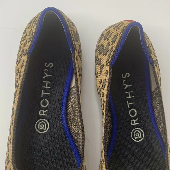 Rothy’s Retired leopard print round toe flats