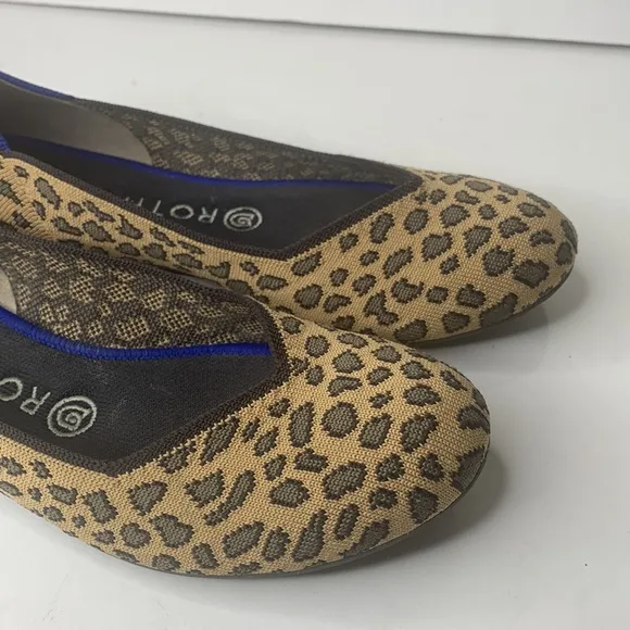 Rothy’s Retired leopard print round toe flats