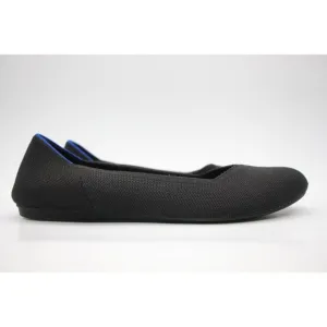 Rothy's Round Toe Ballet Flats Women's Size 8 Loafers Solid Black Knit