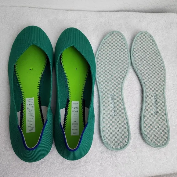 Roth'ys Round Toe Flats Shamrock Women's Size 11.5