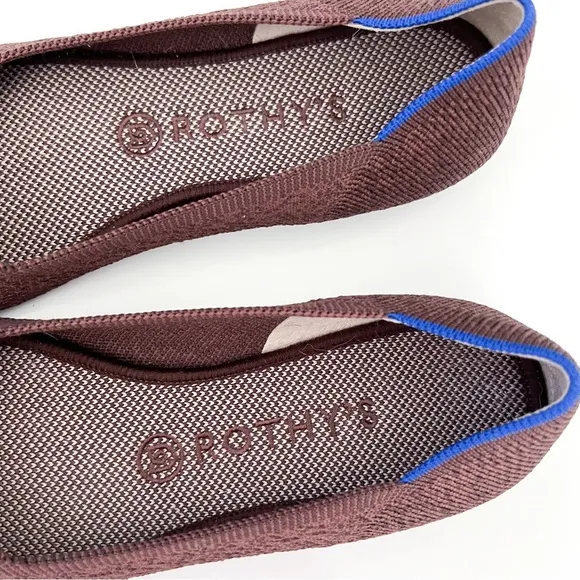 Rothy’s Round Toe Flats Truffle Python Retired Ballet