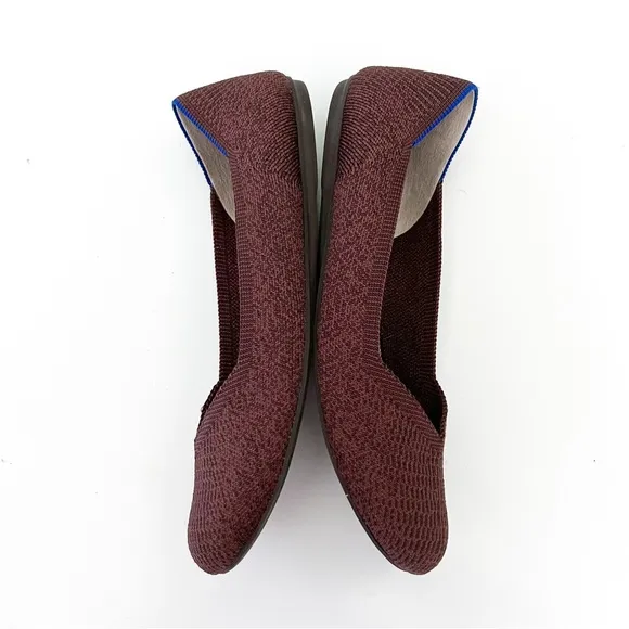 Rothy’s Round Toe Flats Truffle Python Retired Ballet