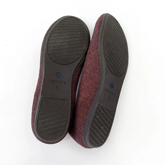 Rothy’s Round Toe Flats Truffle Python Retired Ballet