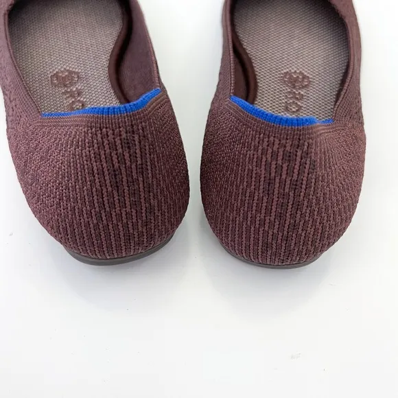 Rothy’s Round Toe Flats Truffle Python Retired Ballet
