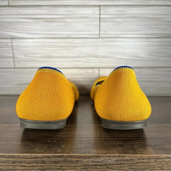 Rothy’s Round Toe Flats Women’s Yellow Shoes - Women’s Size 8.5