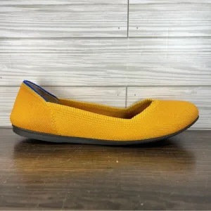 Rothy’s Round Toe Flats Women’s Yellow Shoes - Women’s Size 8.5