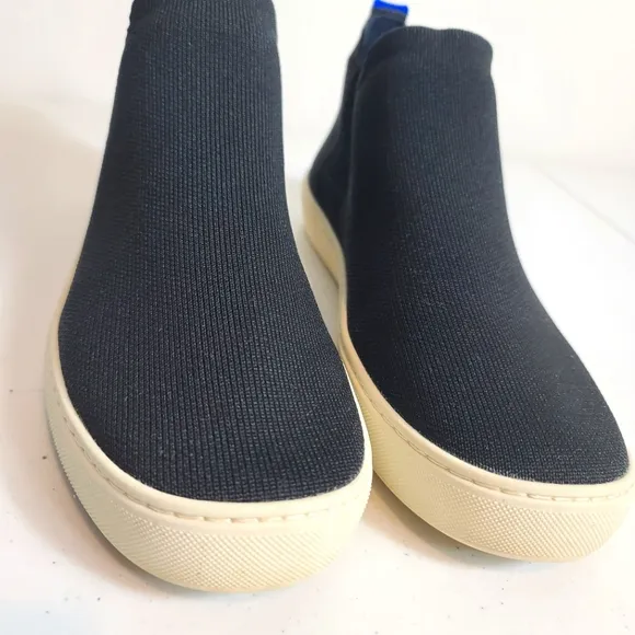 ROTHY'S The Chelsea Ankle Knit Boots in Black Size 10.5