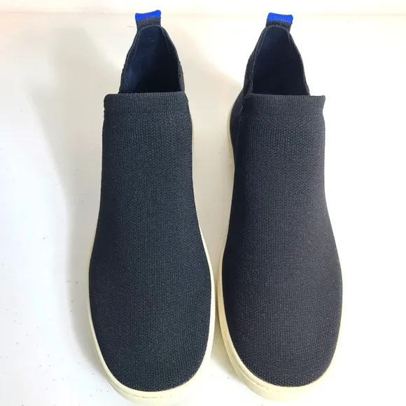 ROTHY'S The Chelsea Ankle Knit Boots in Black Size 10.5