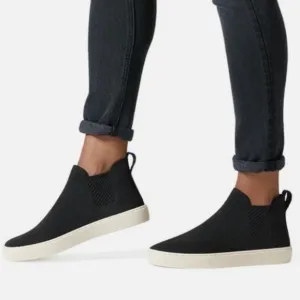 ROTHY'S The Chelsea Ankle Knit Boots in Black Size 10.5