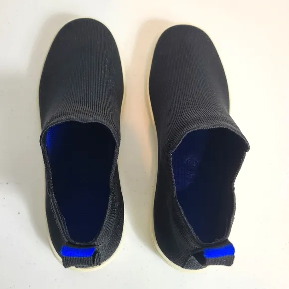 ROTHY'S The Chelsea Ankle Knit Boots in Black Size 10.5