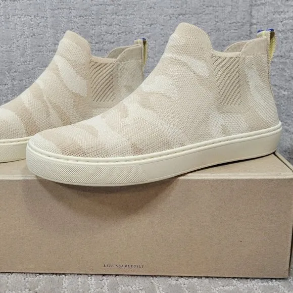 Rothy's The Chelsea Sand Camo Pull On Ankle Boots Womens Size 7, 7.5, 8, 9.5, 10