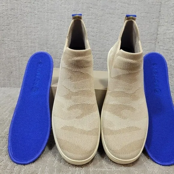 Rothy's The Chelsea Sand Camo Pull On Ankle Boots Womens Size 7, 7.5, 8, 9.5, 10