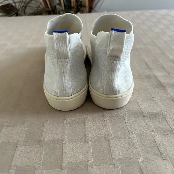 Rothy’s The Chelsea White Ankle Boots