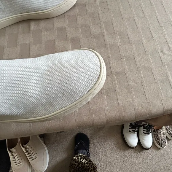 Rothy’s The Chelsea White Ankle Boots