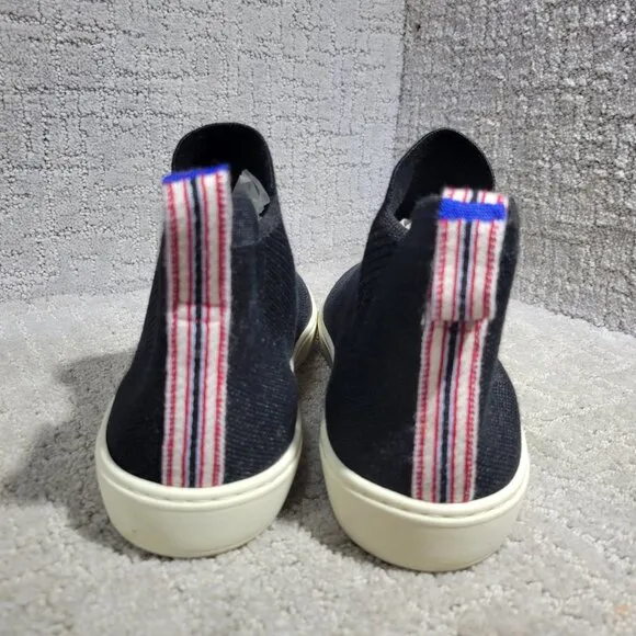 Rothys The Chelsea Women’s Size 11.5 US Black Fabric High Top Sneaker Boots