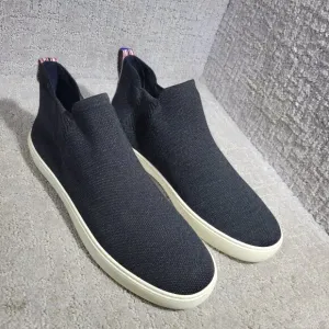 Rothys The Chelsea Women’s Size 11.5 US Black Fabric High Top Sneaker Boots