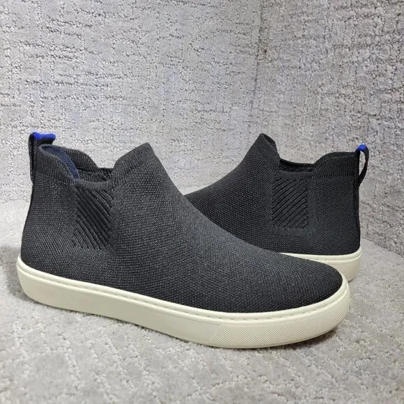 Rothy's The Chelsea Women's Size 11.5 US Black Round Toe Ankle Sneaker Boots