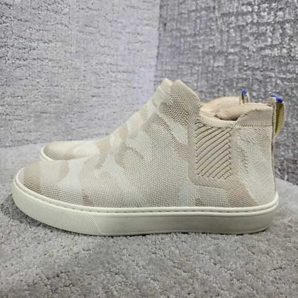 Rothys The Chelsea Women’s Size 8 US Black Fabric High Top Sneaker Boots