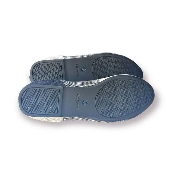 Rothy’s The Flat Captoe Plaid Slip On Flats 8.5
