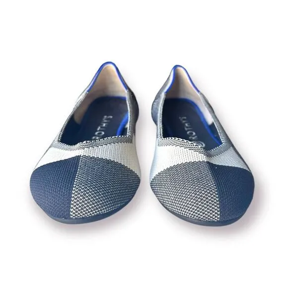 Rothy’s The Flat Captoe Plaid Slip On Flats 8.5