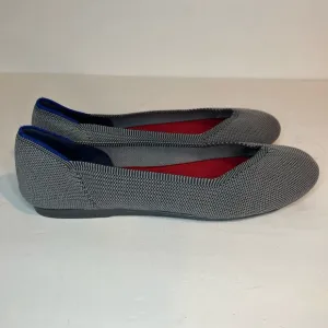 Rothy’s The Flat Round Toe Ballet Flat Classic Gray Size 8 NWOT