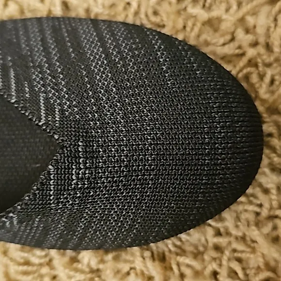 Rothy's The Flat Shoe Heathered Black Slip On Washable 9 Flats Round Toe Retired