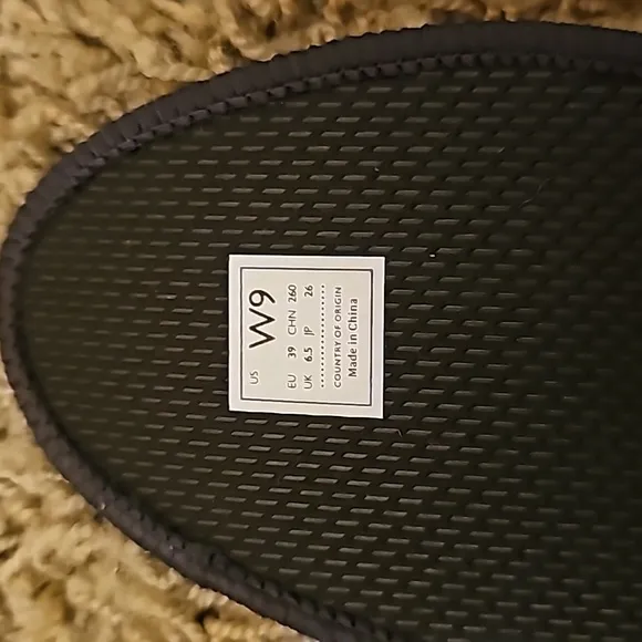 Rothy's The Flat Shoe Heathered Black Slip On Washable 9 Flats Round Toe Retired