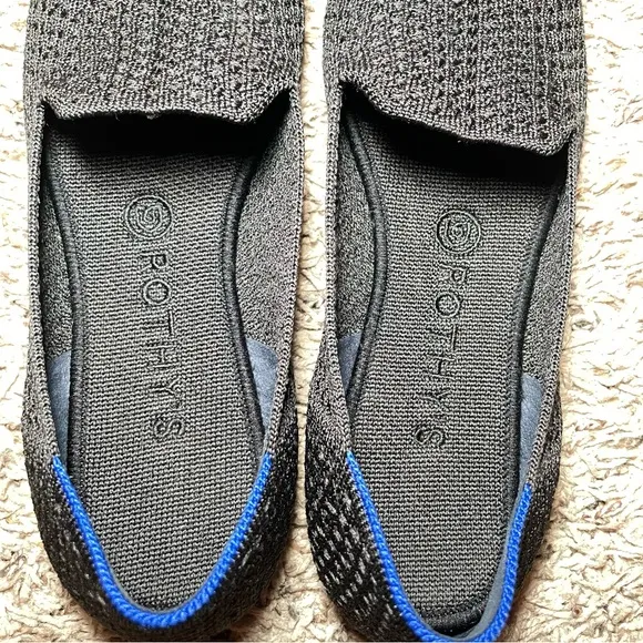 Rothy’s The Loafer Black Honeycomb Woven Loafers Women’s Size 9