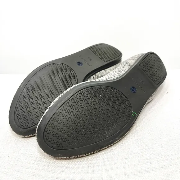 Rothy's The Loafer Heather Gray Slip On Round Almond Toe Flat Shoes Women's 6.5