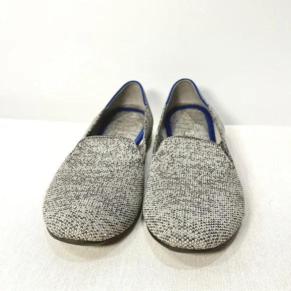 Rothy's The Loafer Heather Gray Slip On Round Almond Toe Flat Shoes Women's 6.5