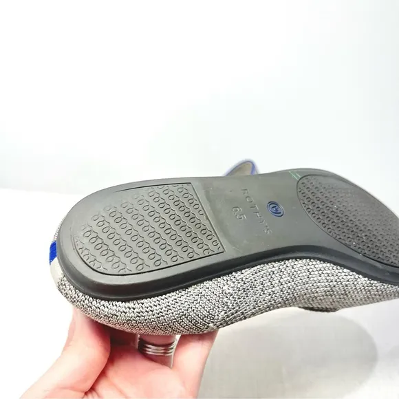 Rothy's The Loafer Heather Gray Slip On Round Almond Toe Flat Shoes Women's 6.5