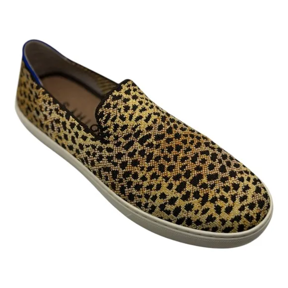Rothy’s The Original Slip On Sneaker Size 9.5 Leopard Print Slip-On Loafers