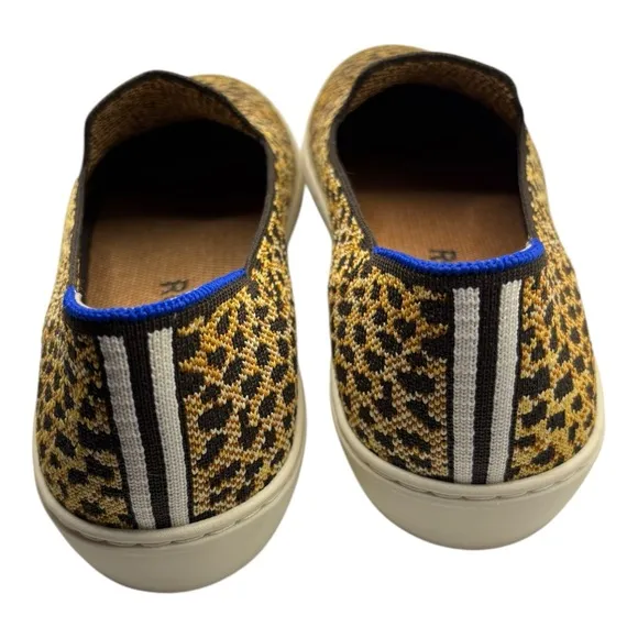 Rothy’s The Original Slip On Sneaker Size 9.5 Leopard Print Slip-On Loafers
