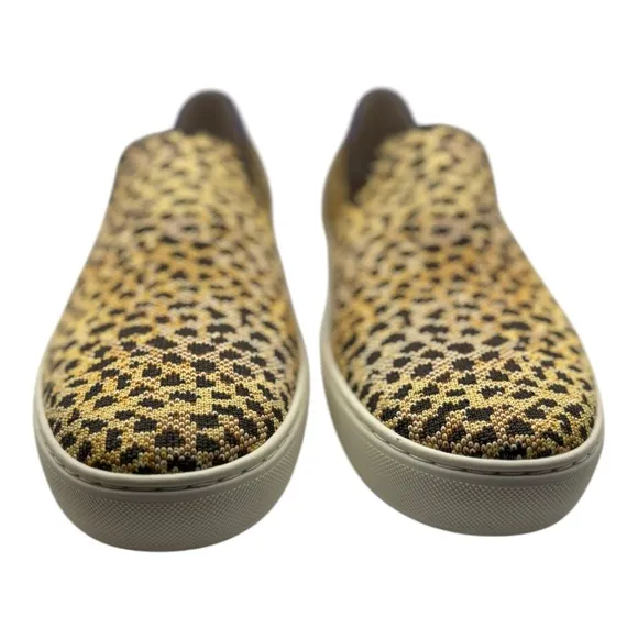 Rothy’s The Original Slip On Sneaker Size 9.5 Leopard Print Slip-On Loafers