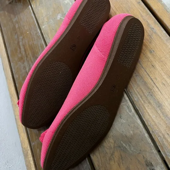 Rothy's The Petal Square Women's Pink Flats with Floral DetailSoirée Pink