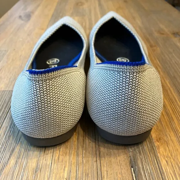 Rothy's The Point Flax RARE color washable slip on pointed flats size 7