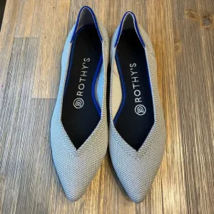 Rothy's The Point Flax RARE color washable slip on pointed flats size 7