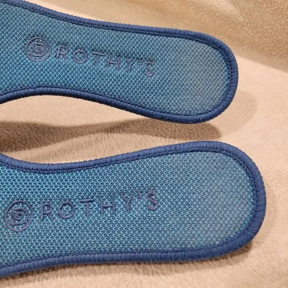 Rothy's Round Toe ballet flats, Topaz size 9