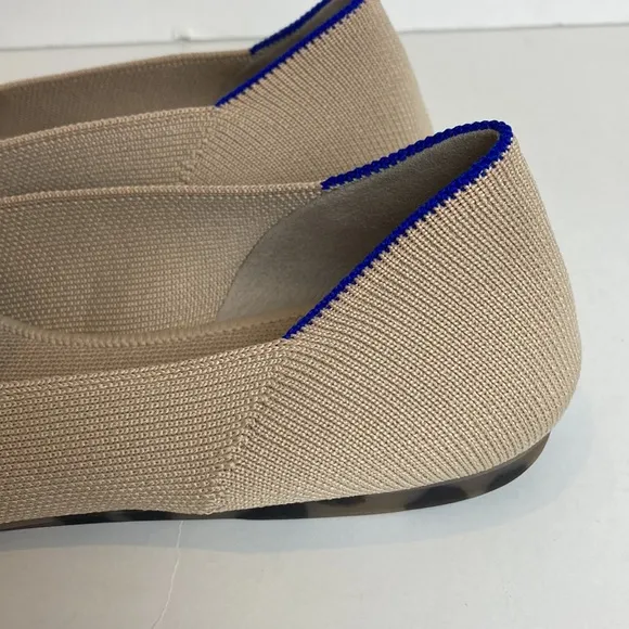 Rothy’s The Loafer Ecru Beige Flats Size 9 Neutral Casual Washable Preppy