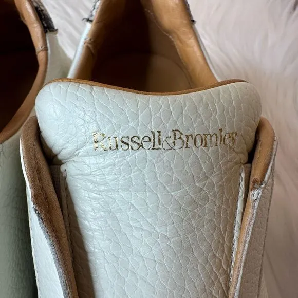Russell &amp; Bromley Park Up FlatForm Laceless Leather Trainers Sneakers Size 39