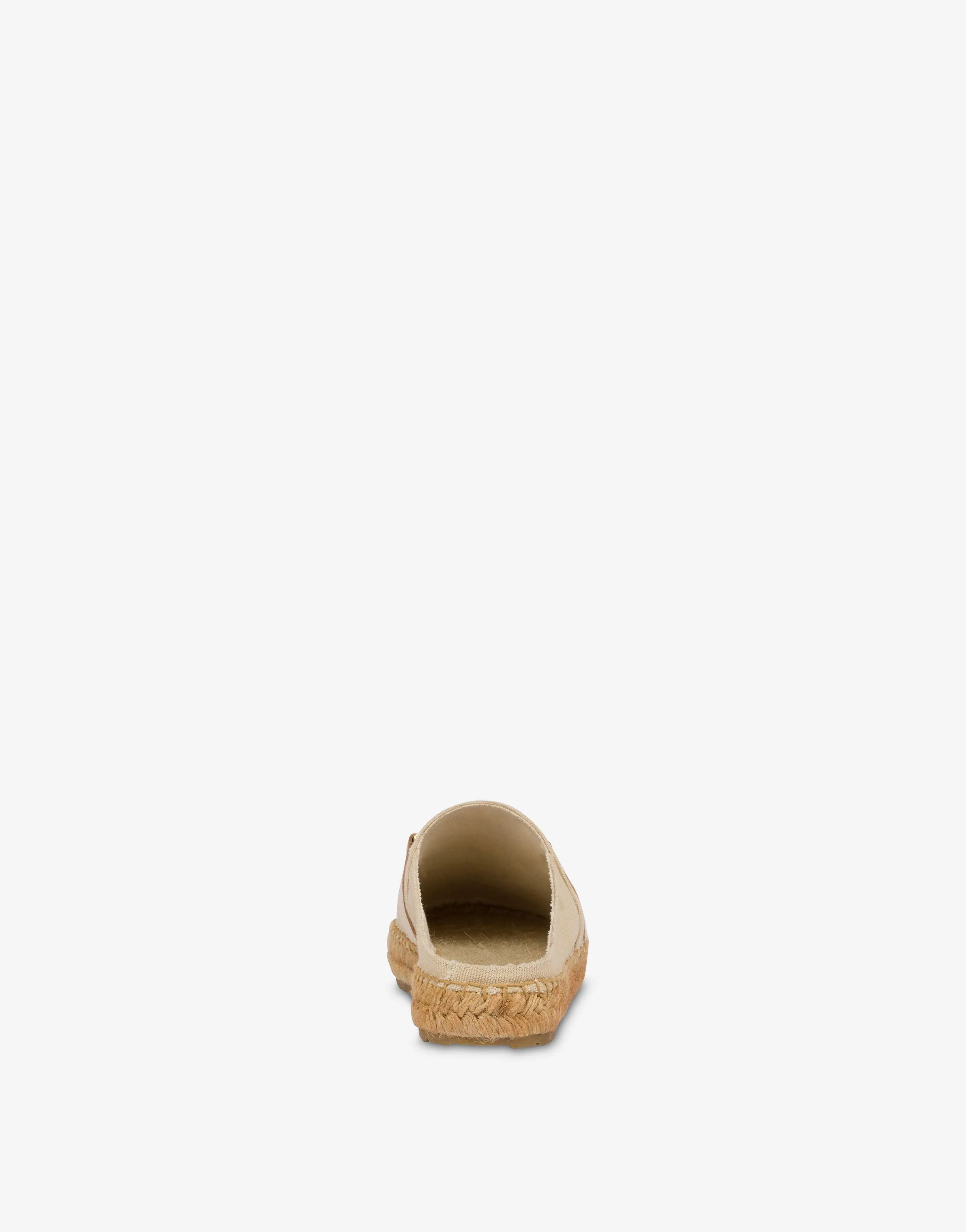 Sabot espadrilles in canvas with horsebit