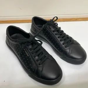 Saint Laurent Andy Low-Top Studded Leather Sneakers.