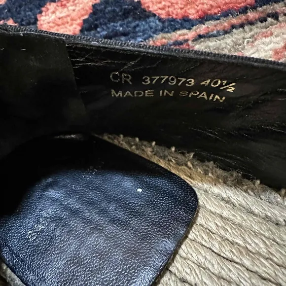 Saint Laurent Black Studded Canvas Espadrilles