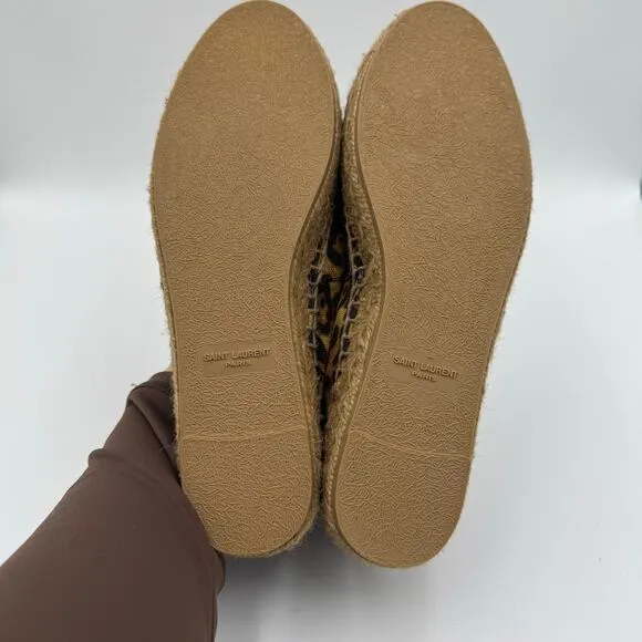 Saint Laurent Leopard Espadrilles – Size 36 (US 6) – New with Dust Bag