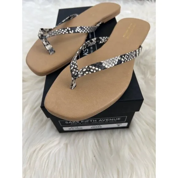 Saks Fifth Avenue Snake Sandals