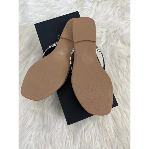 Saks Fifth Avenue Snake Sandals
