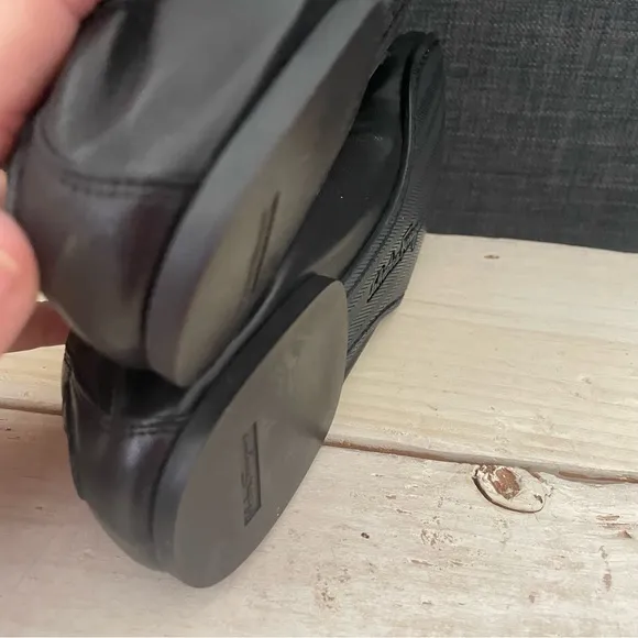 Salvatore Ferragamo Black Ballet Flats Size 8