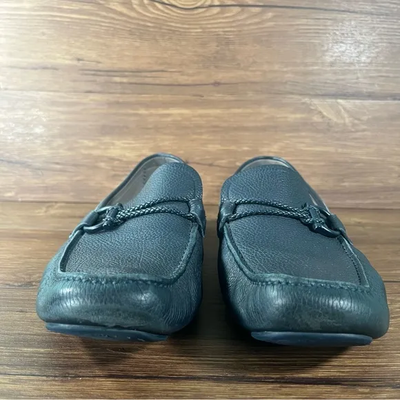 Salvatore Ferragamo Front 4 Driving Shoe leather loafers Blue Men’s Size 10.5E